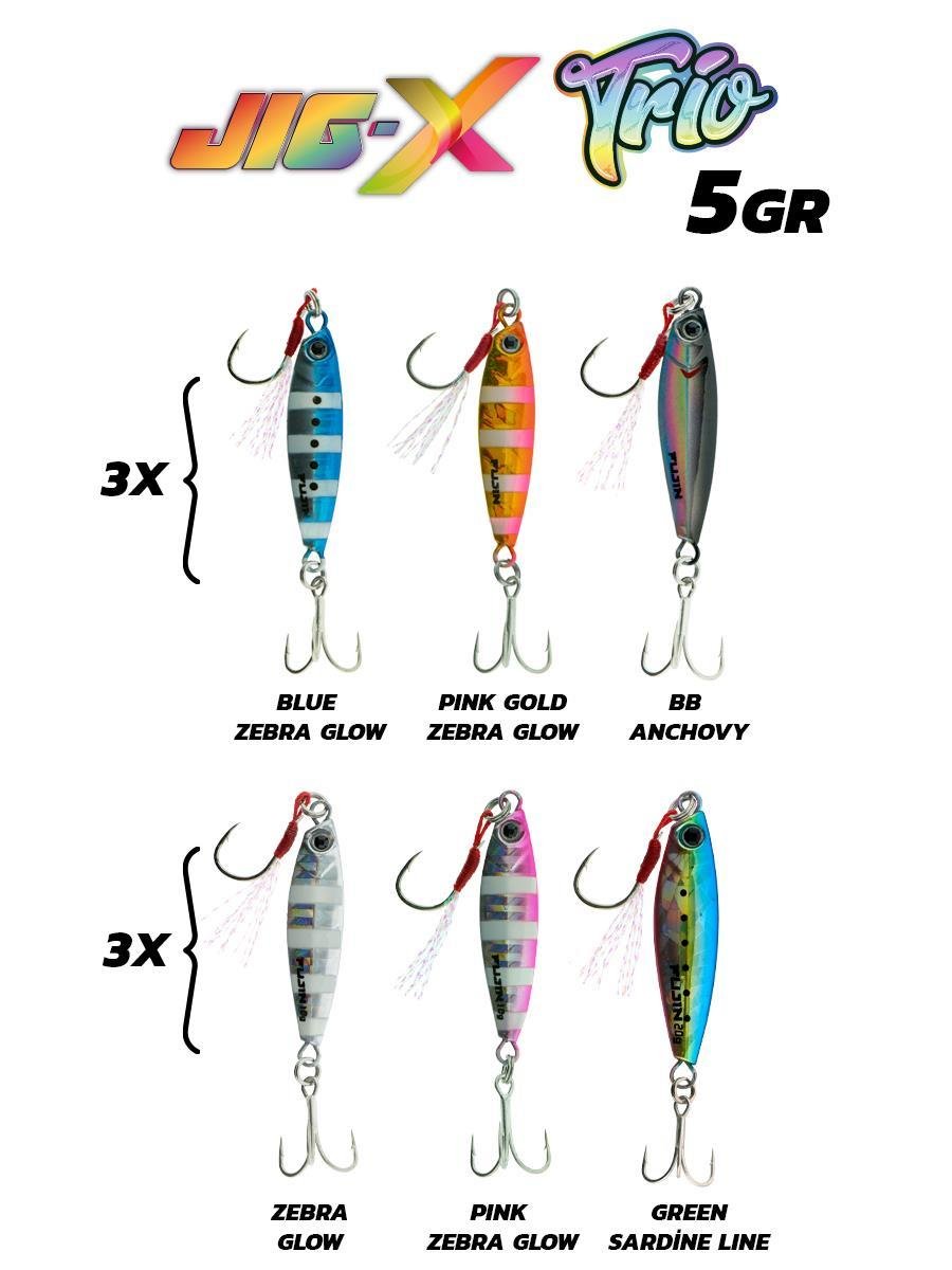 Jig Yemler Fujin Jig-X Trio 3lü Micro Jig 5gr - TR1