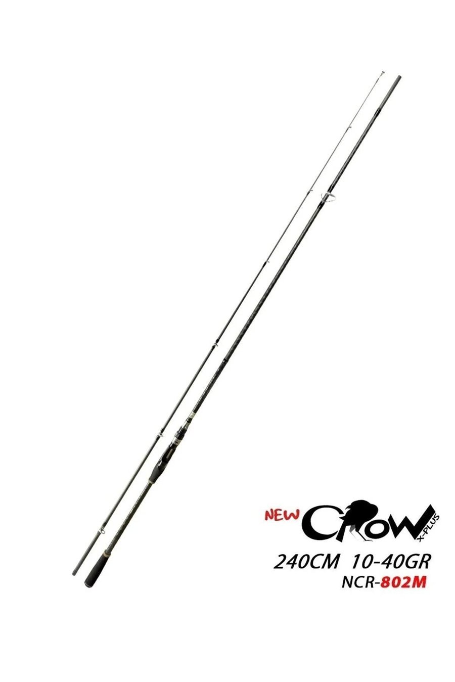 Spin Kamışları Fujin New Crow Ncr-802M 240cm 10-40gr X-Plus Spin Kamış