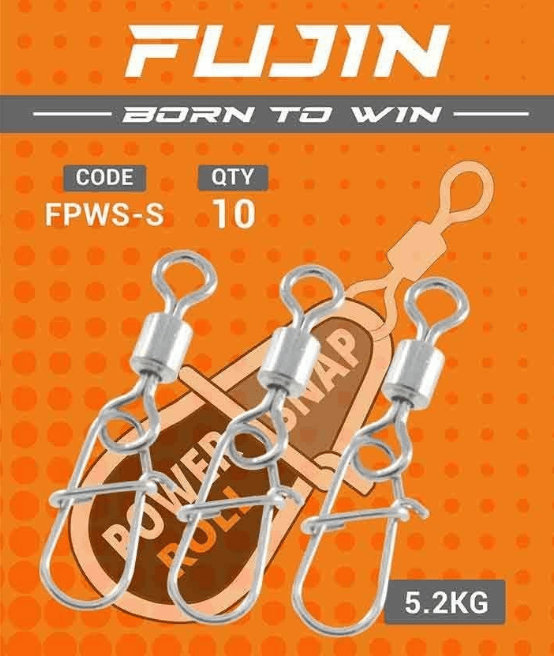 Klips & Fırföndü Fujin Power Roll Snap #S 5.2kg Çekerli Klips