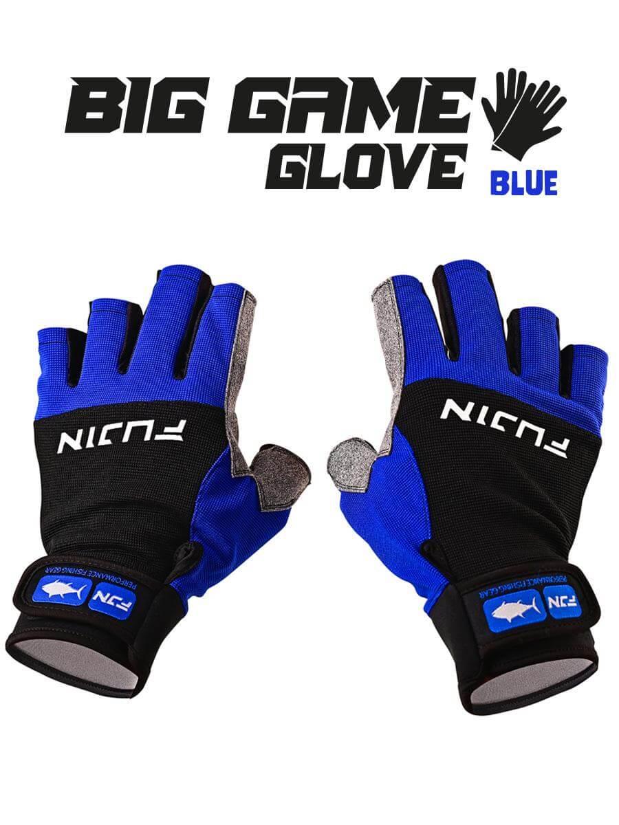 Balıkçı Giyim Fujin Pro Angler S24 Big Game Gloves Blue Eldiven