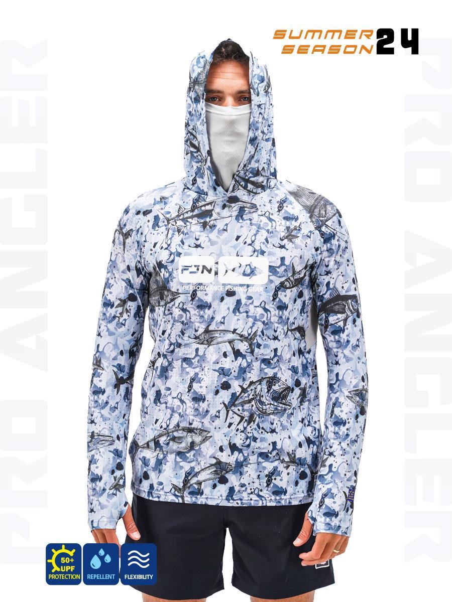 Balıkçı Giyim Fujin Pro Angler S24 Buff&Hoodie Black Fish - XL