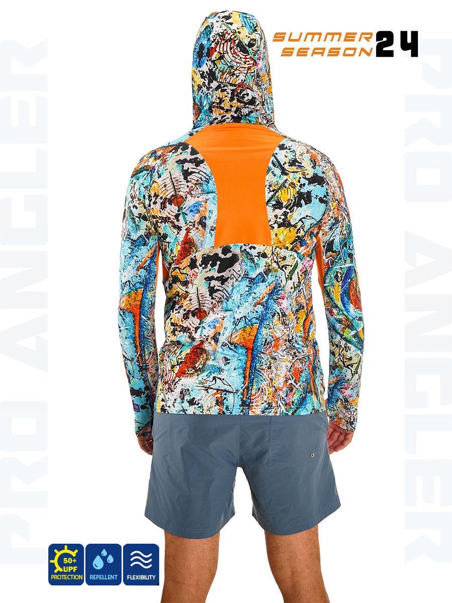 Balıkçı Giyim Fujin Pro Angler S24 Buff&Hoodie Makai Orange - L