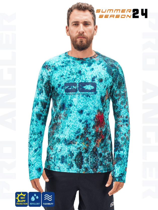Balıkçı Giyim Fujin Pro Angler S24 T-Shirt Reef - 3XL