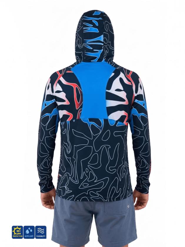 Fujin Pro Angler S26 T-Shirt Buff&Hooded Izohips Bold Red Balıkçı Giyim