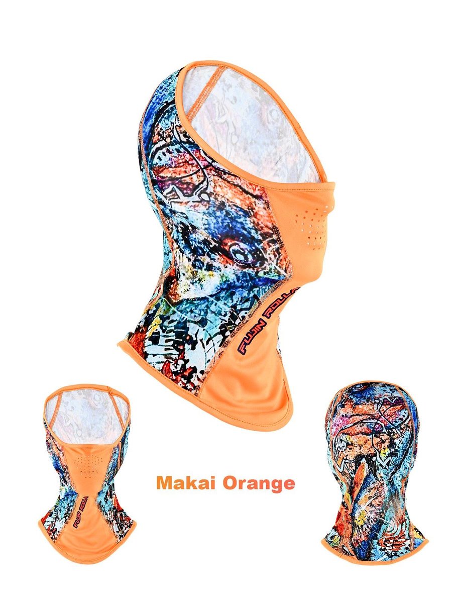 Balıkçı Giyim Fujin Pro Angler Sungaiter Boyunluk Makai Orange