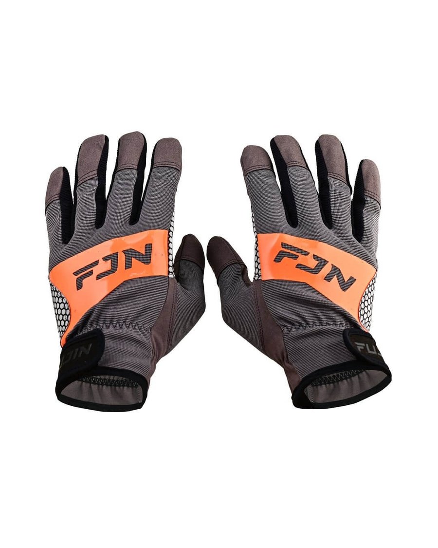 Fujin Pro Angler Trolling Gloves Grey Eldiven M/L Eldiven