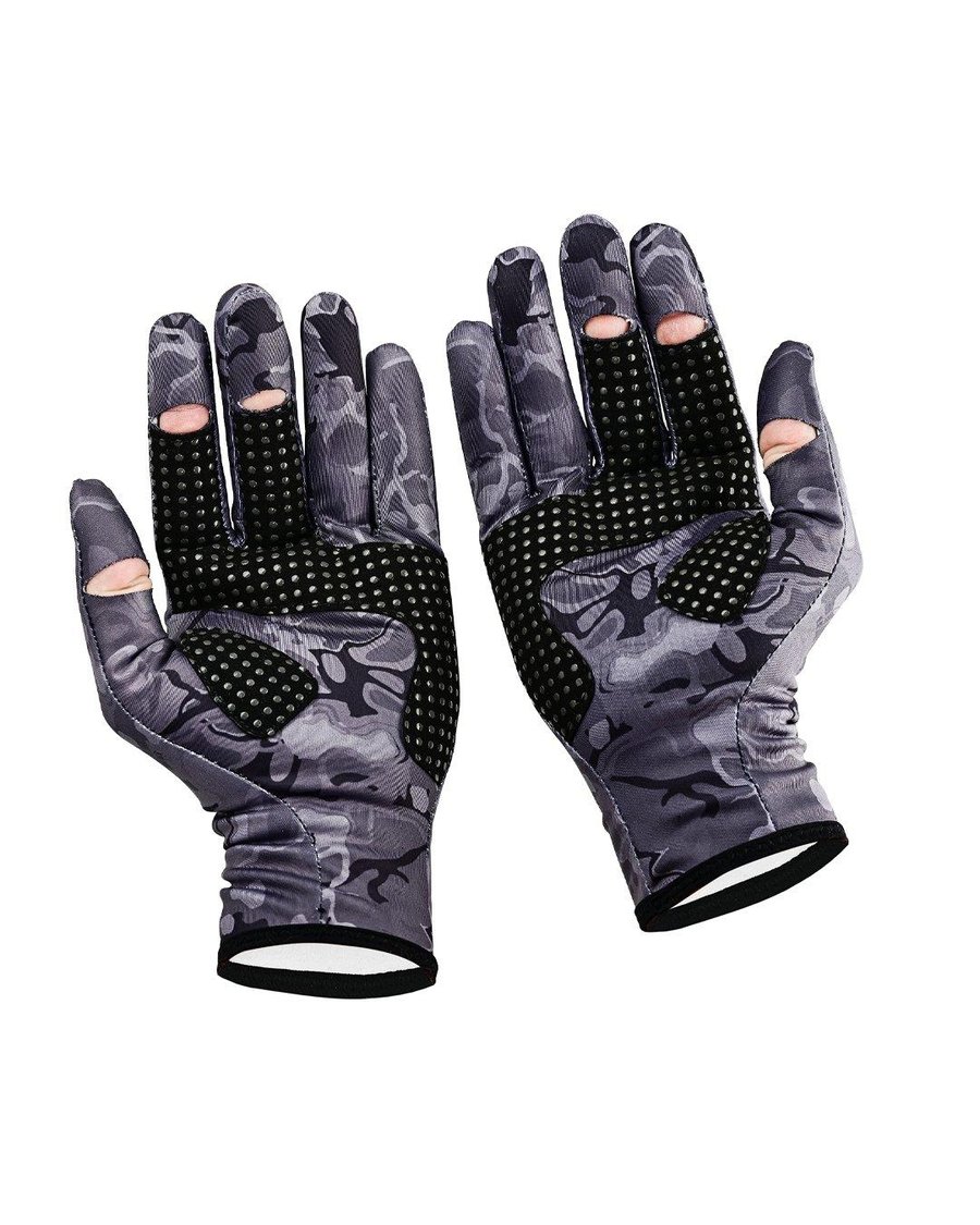 Balıkçı Giyim Fujin Pro Angler Winter Gloves Black Camo - L\XL
