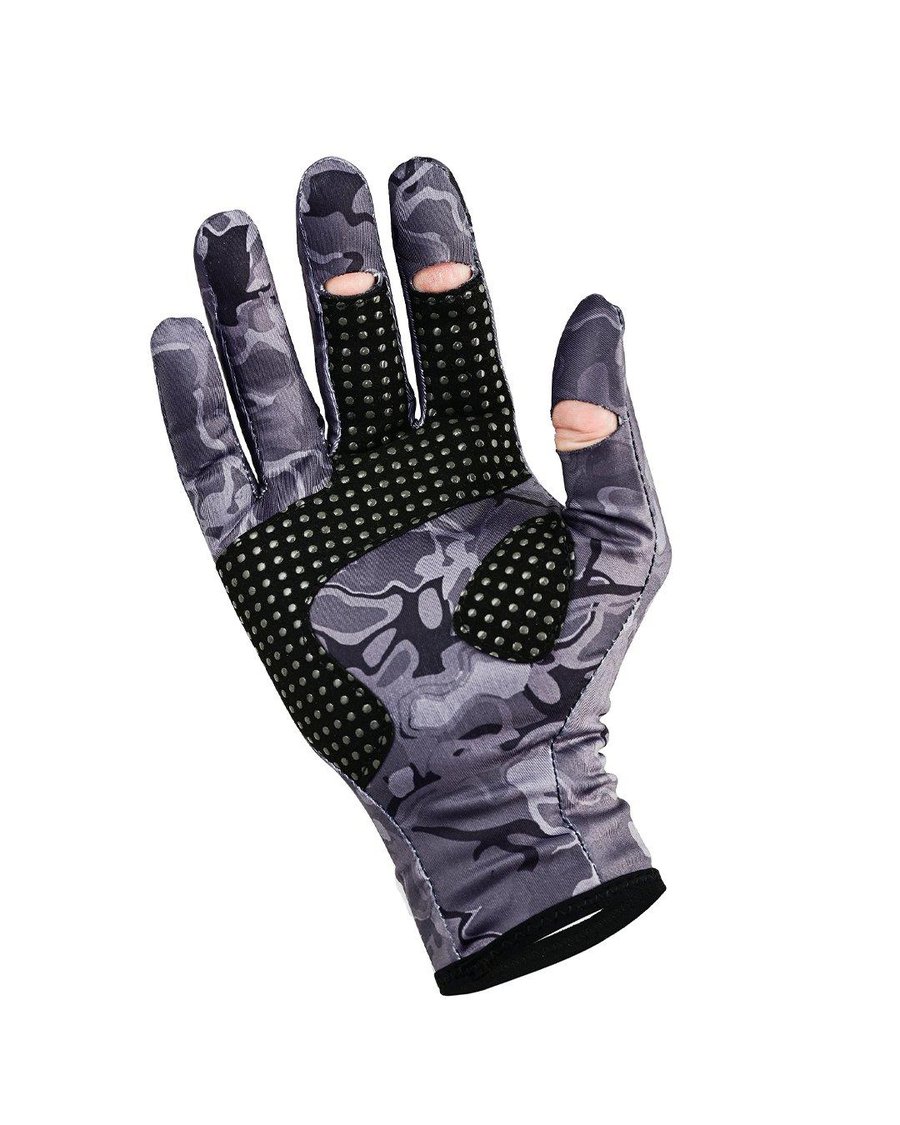 Balıkçı Giyim Fujin Pro Angler Winter Gloves Black Camo - L\XL