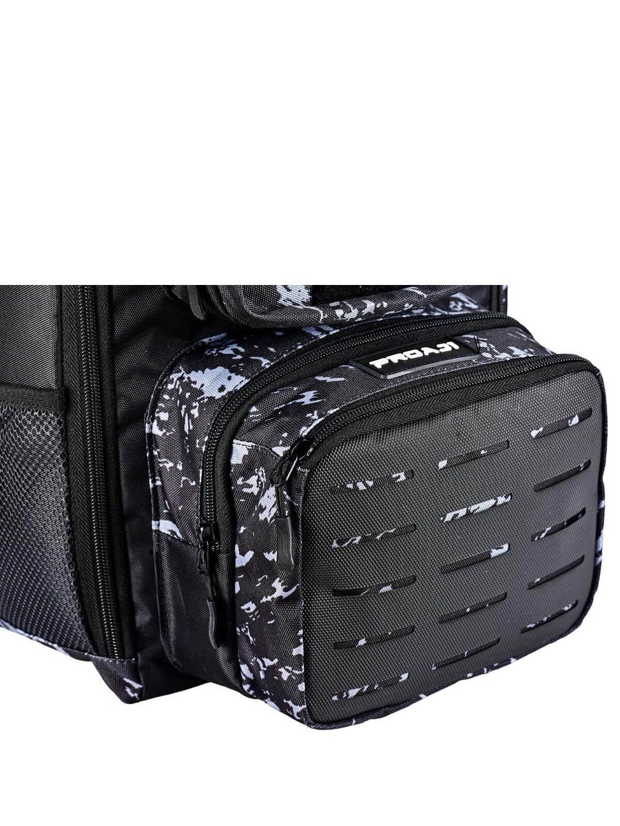 Çanta ve Kutular Fujin ProAji Back Pack Black Camo Balıkçı Sırt Çantası