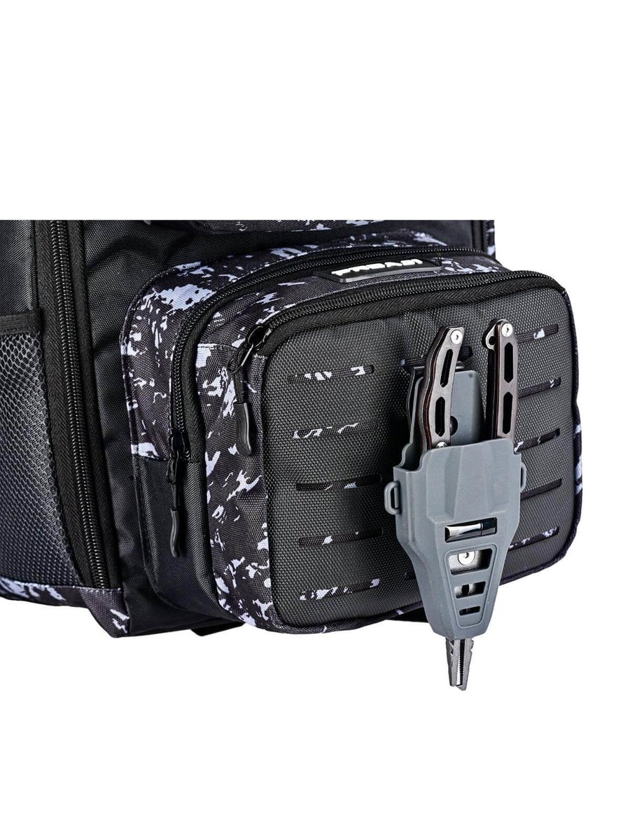 Çanta ve Kutular Fujin ProAji Back Pack Black Camo Balıkçı Sırt Çantası