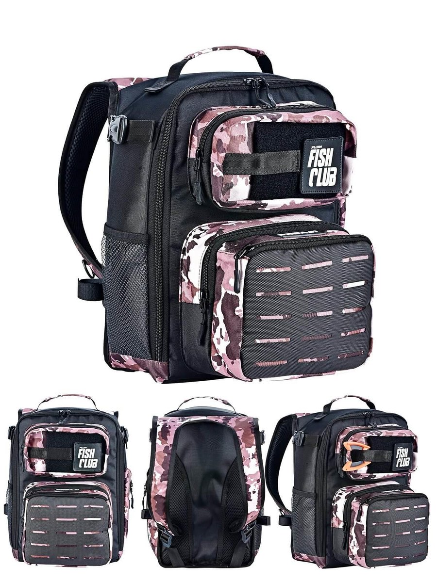 Çanta ve Kutular Fujin ProAji Back Pack Brown Camo Balıkçı Sırt Çantası