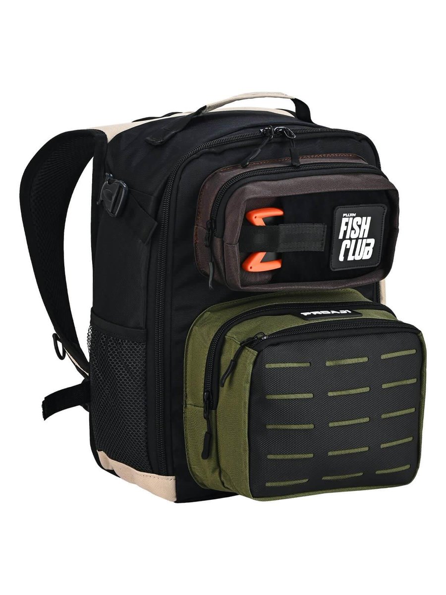 Çanta ve Kutular Fujin ProAji Back Pack Green Beige Balıkçı Sırt Çantası