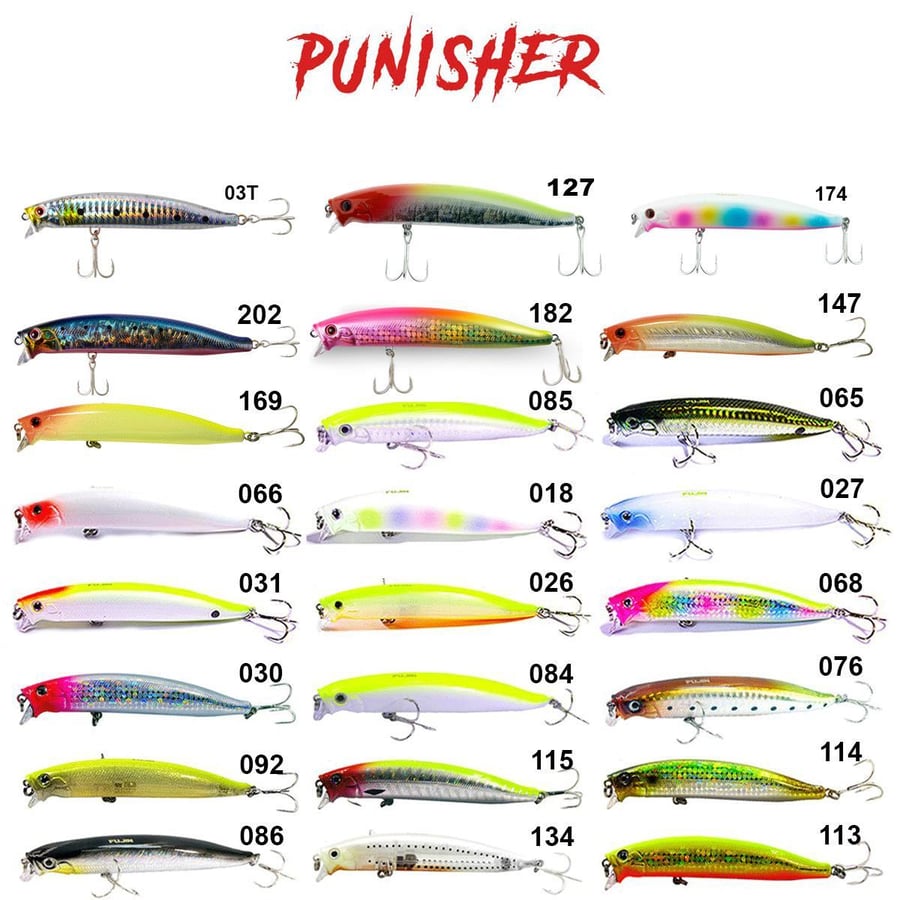 Maket Yemler Fujin Punisher  PN105SW Maket Balık