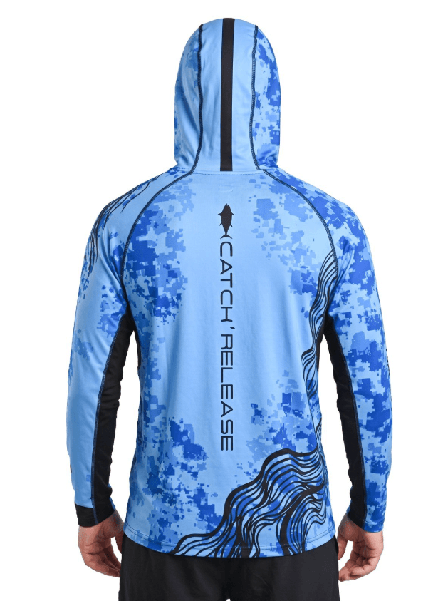 Fujin Relax S26 T-Shirt Buff&Hoodie Blue Black  Balıkçı Giyim