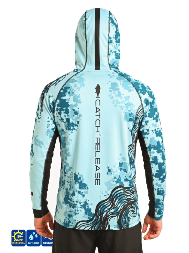 Fujin Relax S26 T-Shirt Buff&Hoodie Mint Black Balıkçı Giyim