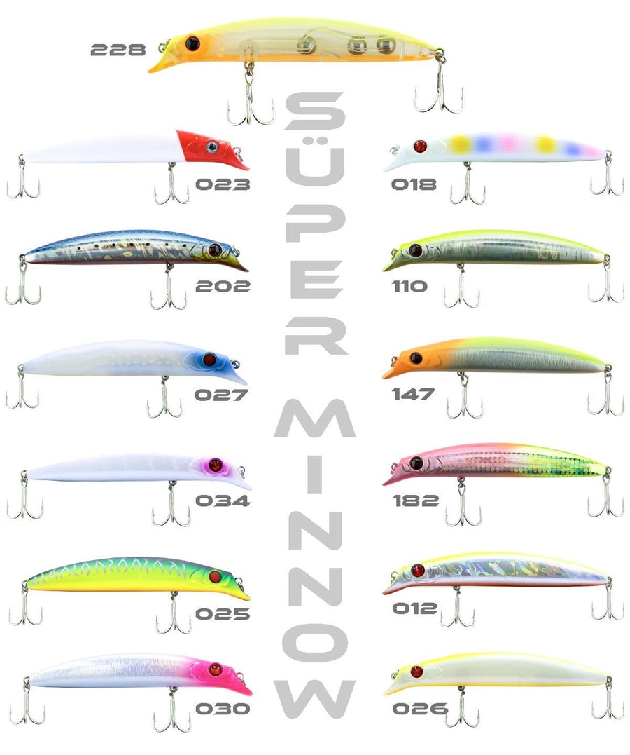 Maket Yemler Fujin Süper Minnow 11.5cm 18gr Maket Balık