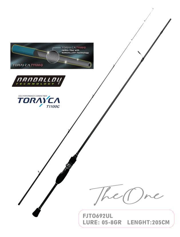 Lrf Kamışları Fujin TheOne 205cm 05-8gr LRF Kamışı 692UL