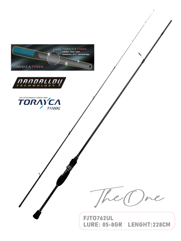 Lrf Kamışları Fujin TheOne 228cm 05-8gr LRF Kamışı 762UL