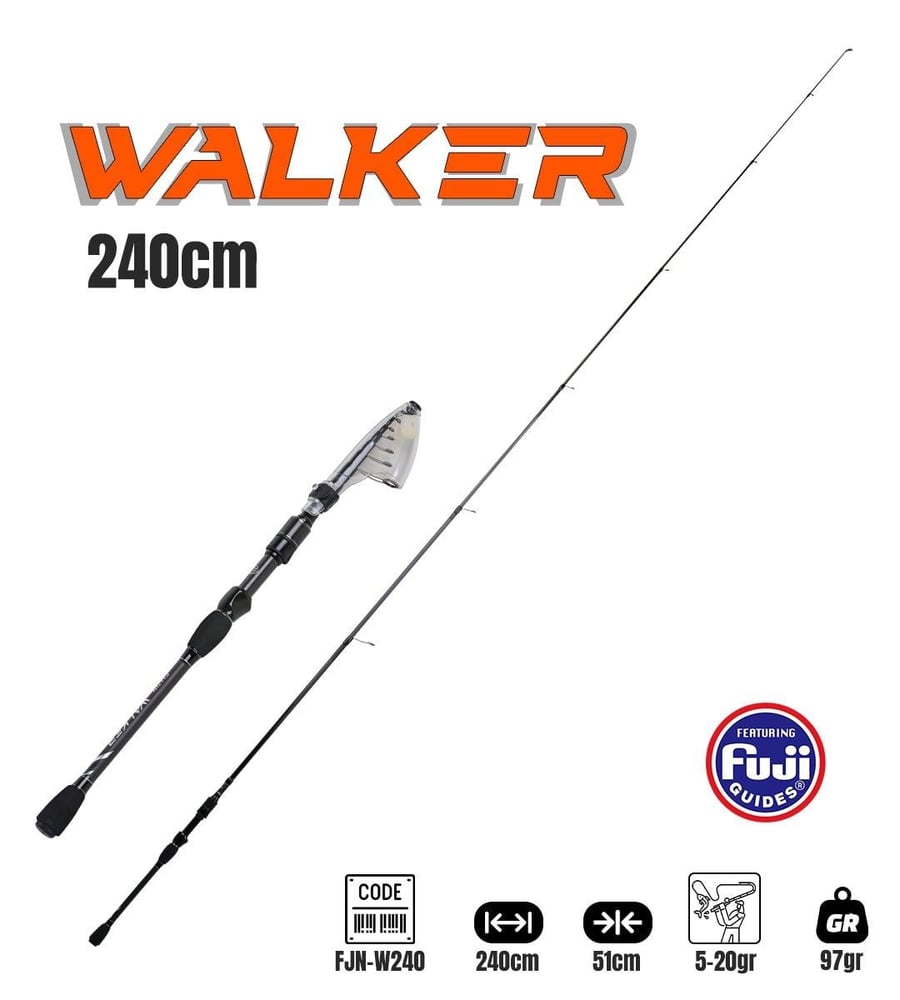 Teleskopik Kamışlar Fujin Walker 240cm 5-20gr Teleskopik Spin Kamışı