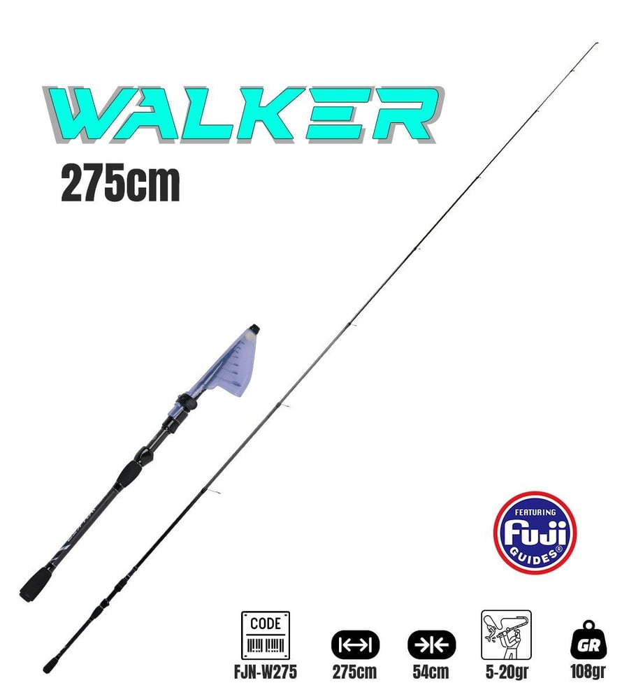 Teleskopik Kamışlar Fujin Walker 275cm 5-20gr Teleskopik Spin Kamışı