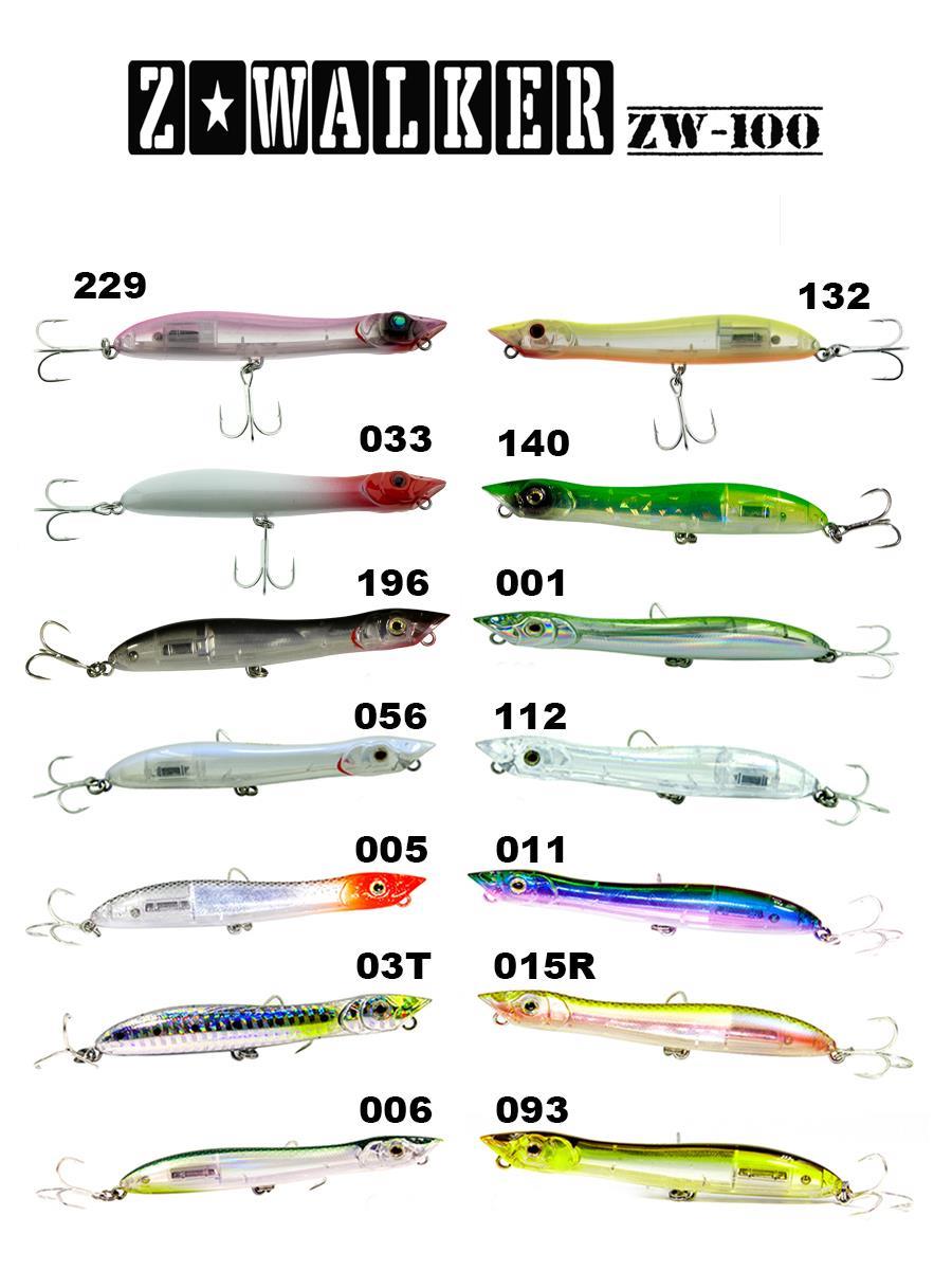 Maket Yemler Fujin Z-Walker 100mm 11gr Su Üstü Maket Balık
