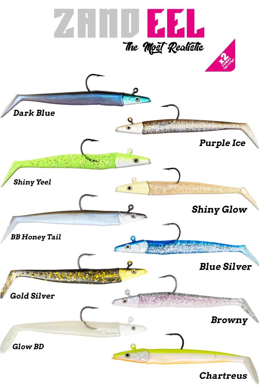 Silikon Yemler Fujin Zand Eel 11cm 7gr-14gr Double Body+Head Silikon Balık
