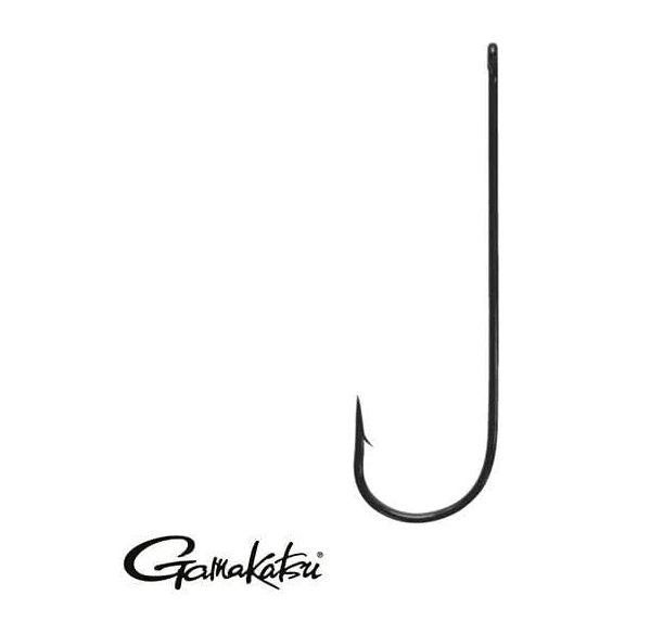 Tekli İğneler Gamakatsu LS-5013F Siyah Uzun Pala Olta İğnesi - 1