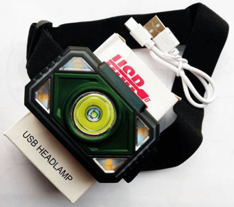 Fener ve Kafa LambalarıGold Orion Usb Kafa Lambası - YEŞİL