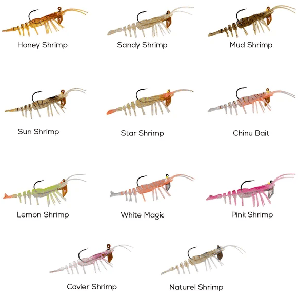 Silikon Yemler Hanfish Teke Shrimp Serisi 7.5 cm 7 gr Silikon Karides - PINK SHRIMP