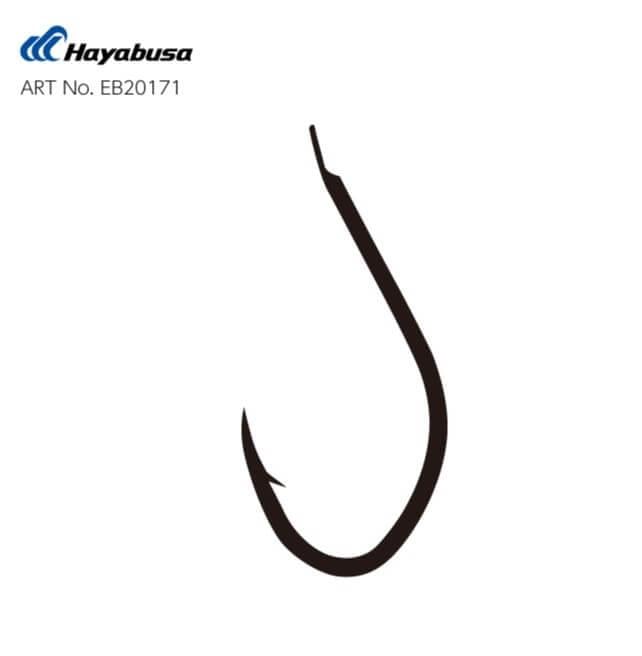 Tekli İğneler Hayabusa HSNA 201 Kısa Pala Olta İğnesi 15'li Paket Black Nikel - 3