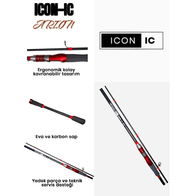 Spin Kamışları ICON-IC Arion 270cm 10-40 Gr Spin Olta Kamışı