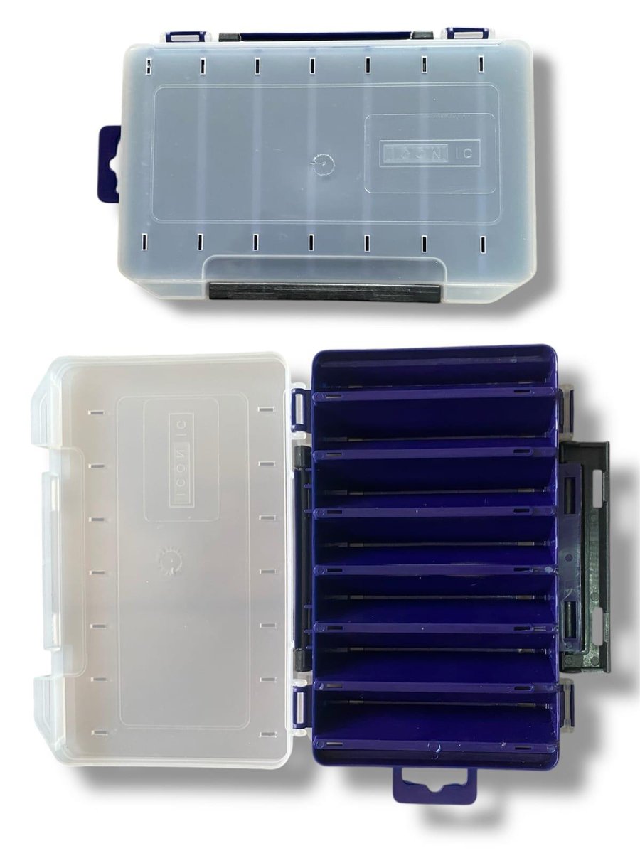 Çanta ve Kutular ICON-IC Çift Taraflı Sahte Balık Kutusu 19cm x 12cm x 3,5cm - YEŞİL