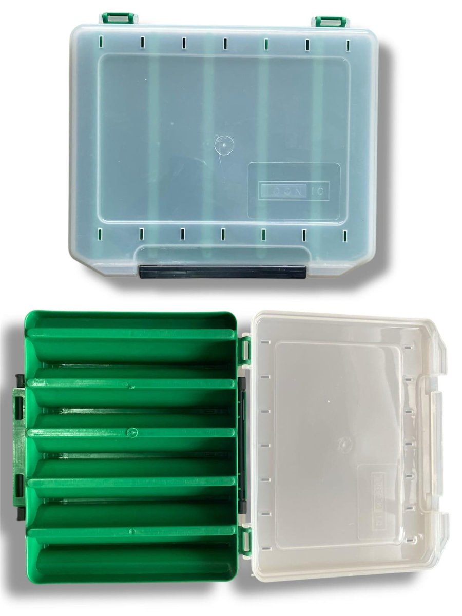 Çanta ve Kutular ICON-IC Çift Taraflı Sahte Balık Kutusu 20cm x 16cm x 5cm - YEŞİL