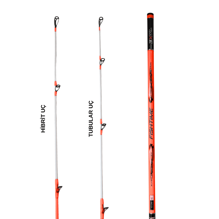 Surf Kamışları ICON-IC Fishtime Limited Edition 425cm 100-275 gr Surf Kamışı (Çift Uçlu)