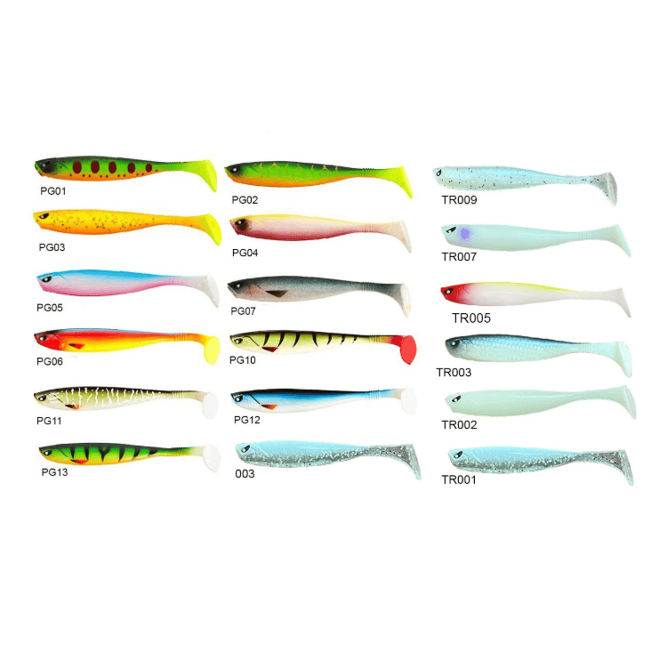 Silikon Yemler Lucky John Basara 3D Soft Swim 2.5'' (6.35 cm) 8P Silikon Yem