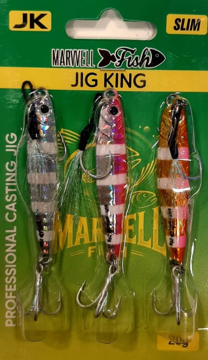 Jig Yemler Marwell Fısh Slim 3 Lü Jıg 20 Gr Set