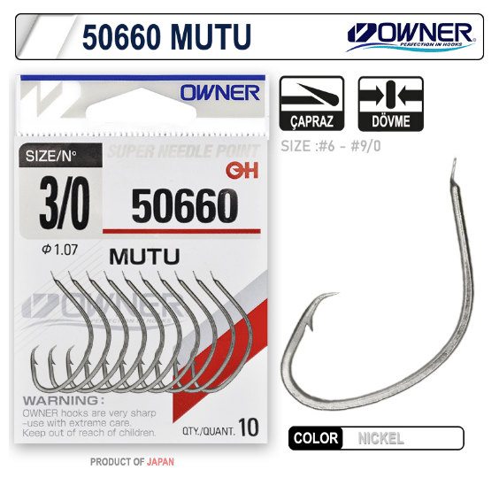Owner 50660 Mutu White İğne Tekli İğneler