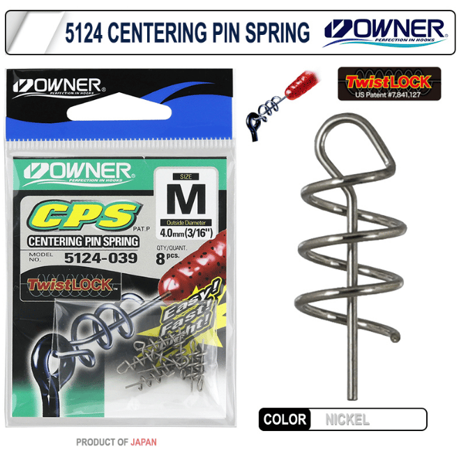 Klips & Fırdöndü Owner 5124 Centering Pin Spring White Silikon Sabitleme Yayı-S