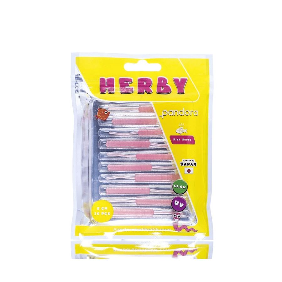 Silikon Yemler Pandora Balıkçılık  Herby Worm 5cm Lrf Silikon Yem(10 Adet)