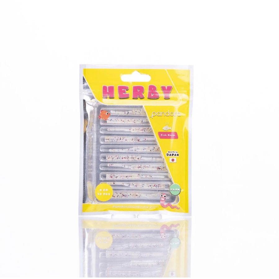 Silikon Yemler Pandora Balıkçılık  Herby Worm 5cm Lrf Silikon Yem(10 Adet)