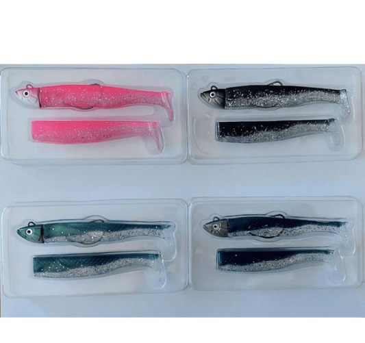 Silikon Yemler Pandora Balıkçılık Sazuka Minnow P-20 Serisi 9 cm 14 gr 1/0 Iğne 2+1 Silikon Yem - SMOKY SHAD