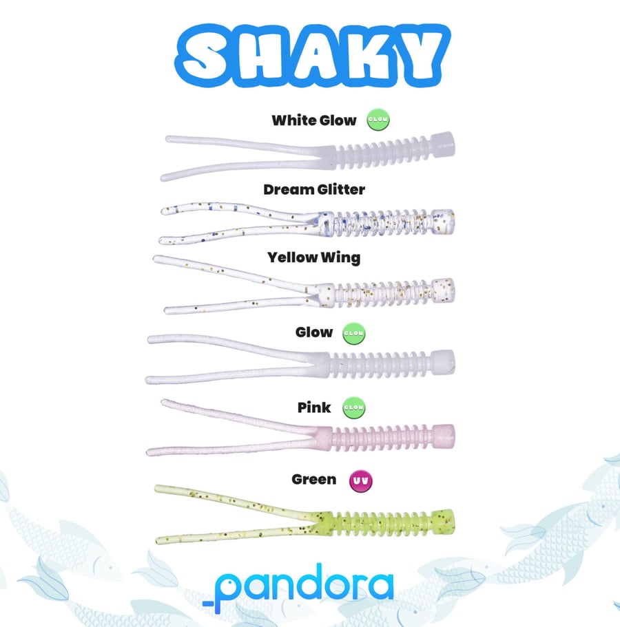 Silikon Yemler Pandora Balıkçılık Shaky Worm 5cm Lrf Silikon Yem(10 Adet)