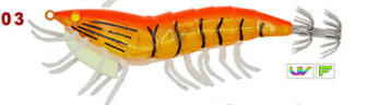 Kalamar Zokaları Portfish Shrimp Kalamar Zokası 3,5 gr Kurşunlu 11,5 cm - 02