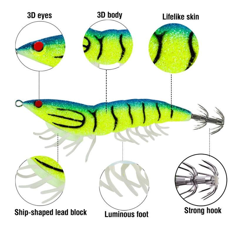 Kalamar Zokaları Portfish Shrimp Kalamar Zokası 3,5 gr Kurşunlu 11,5 cm - 02
