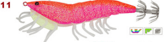 Kalamar Zokaları Portfish Shrimp Kalamar Zokası 3,5 gr Kurşunlu 11,5 cm - 02