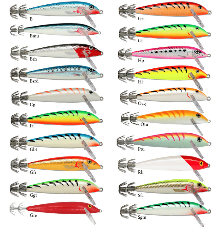 Kalamar Zokaları Rapala Countdown Kalamar Sahte Balığı 110mm -HP