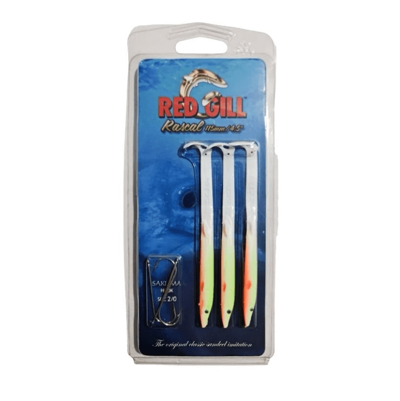 Silikon Yemler Red Gill Rascal 115mm Watermelon Silikon Yem