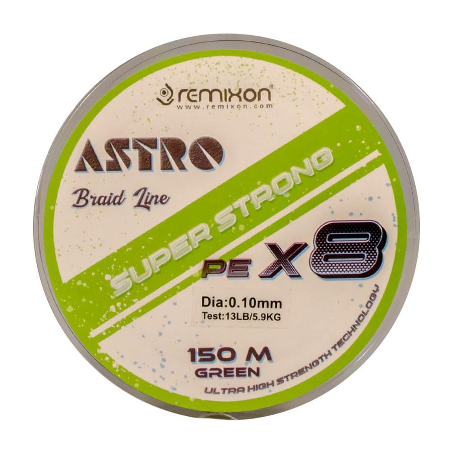 İp Misinalar Remixon Astro 8X 150m Green İp Misina - 0.16MM