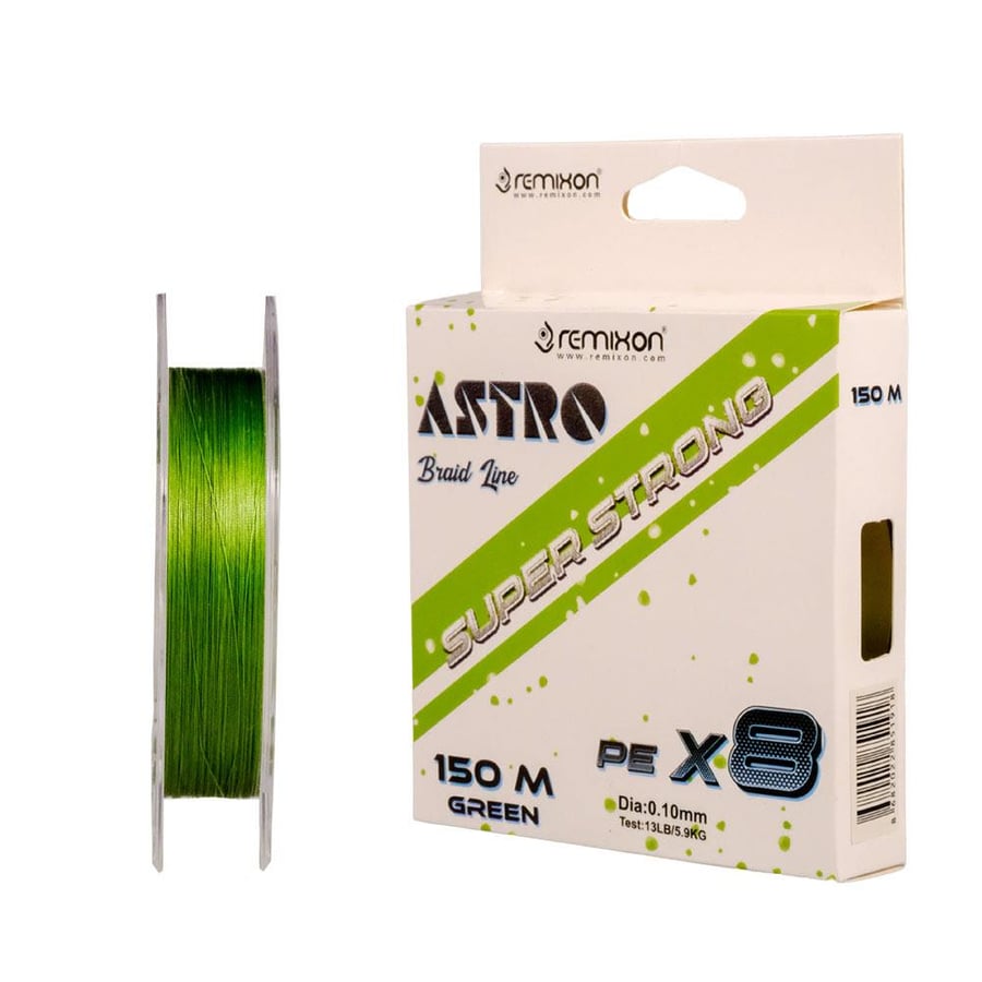 İp Misinalar Remixon Astro 8X 150m Green İp Misina - 0.16MM