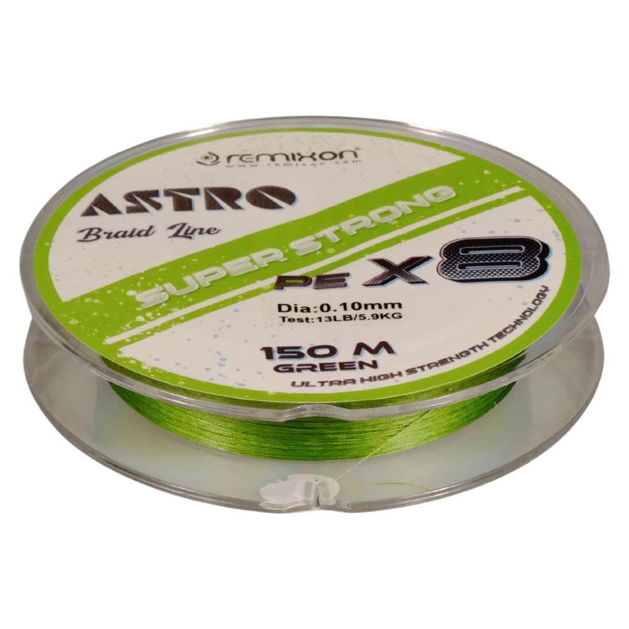 İp Misinalar Remixon Astro 8X 150m Green İp Misina - 0.16MM
